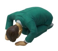 計8種の「どげせんストラップ」から「土下座（A）」。(C)板垣恵介・RIN／日本文芸社