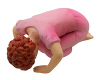 計8種の「どげせんストラップ」から「お袋土下座」。(C)板垣恵介・RIN／日本文芸社