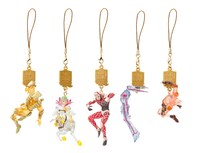 J賞「スタンドストラップ～BLACK～」全5種(C)荒木飛呂彦＆LUCKY LAND COMMUNICATIONS／集英社