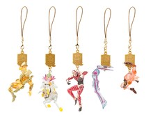 J賞「スタンドストラップ～BLACK～」全5種(C)荒木飛呂彦＆LUCKY LAND COMMUNICATIONS／集英社