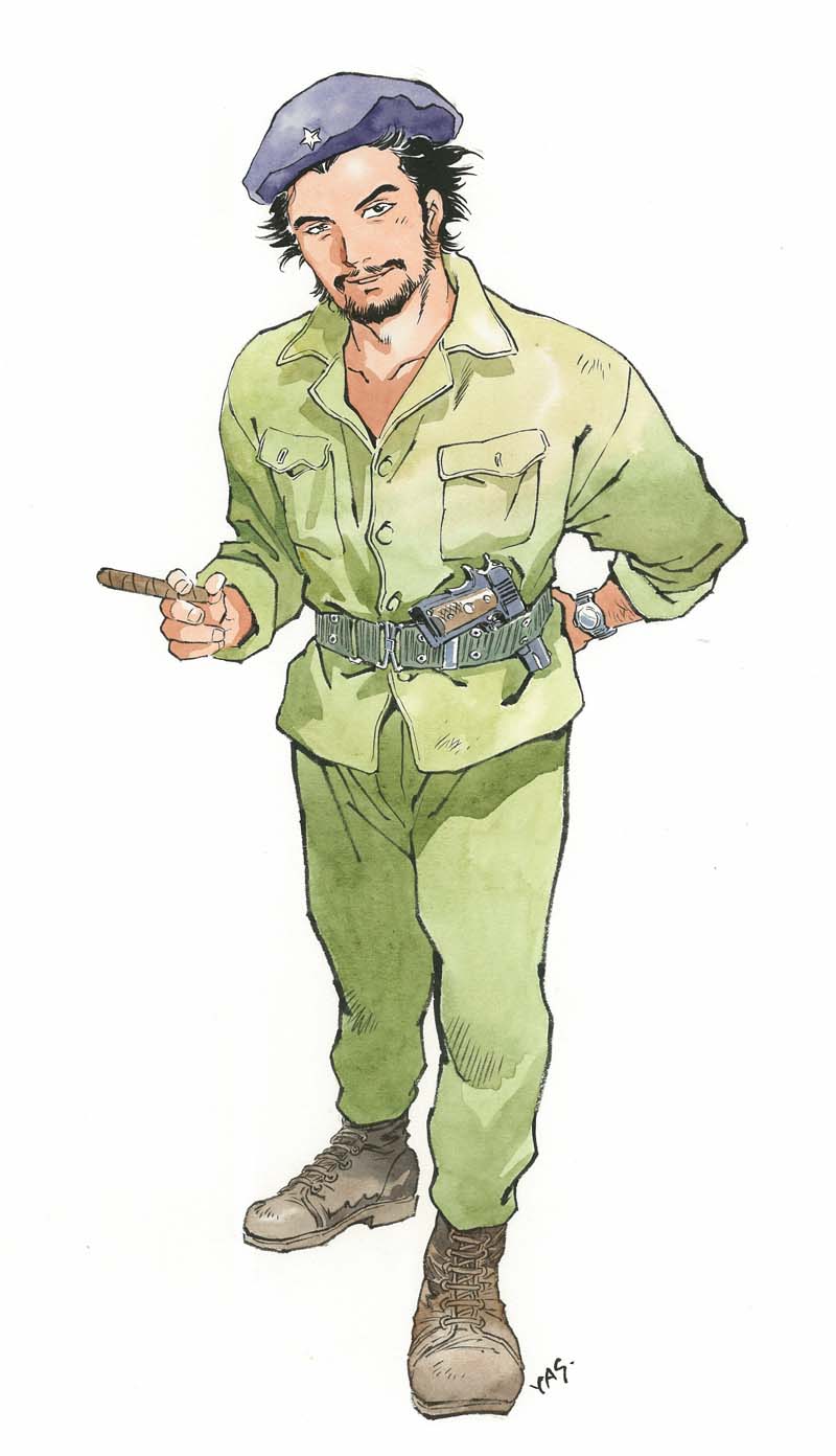 50号：チェ・ゲバラ（安彦良和）(C)Yoshikazu Yasuhiko/Asahi Shimbun Publications Inc.