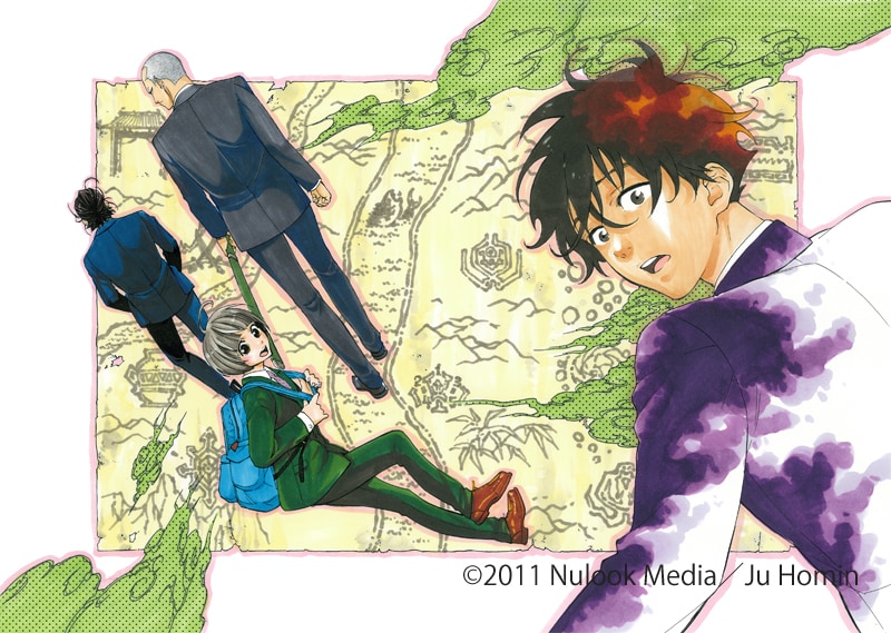 Ju Homin原作、三輪ヨシユキ漫画「神と一緒に」カット。