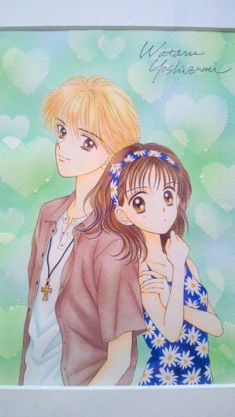 「ママレード・ボーイ」ノベライズ版1巻表紙イラストの原画。