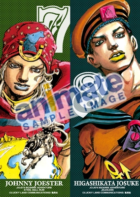 「ジョジョリオン」1巻購入特典のイラストカード（全1種）。