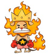 尾田栄一郎が描き下ろした最強ジャンプのマスコットキャラクター。(C)尾田栄一郎／集英社