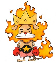 尾田栄一郎が描き下ろした最強ジャンプのマスコットキャラクター。(C)尾田栄一郎／集英社