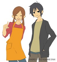 HERO「堀さんと宮村くん」10巻表紙イラスト。