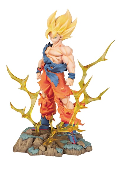 「A賞 スーパーサイヤ人孫悟空フィギュア」(C)バードスタジオ／集英社・フジテレビ・東映アニメーション