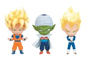 「G賞 ちびきゅんキャラ」。左から孫悟空、ピッコロ、ベジータ。(C)バードスタジオ／集英社・フジテレビ・東映アニメーション