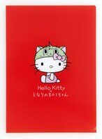 「となりの801ちゃん」6巻限定版に付属するハローキティと801ちゃんのコラボクリアファイル。(C)1976, 2011 SANRIO CO.,LTD　APPROVAL No.G521781