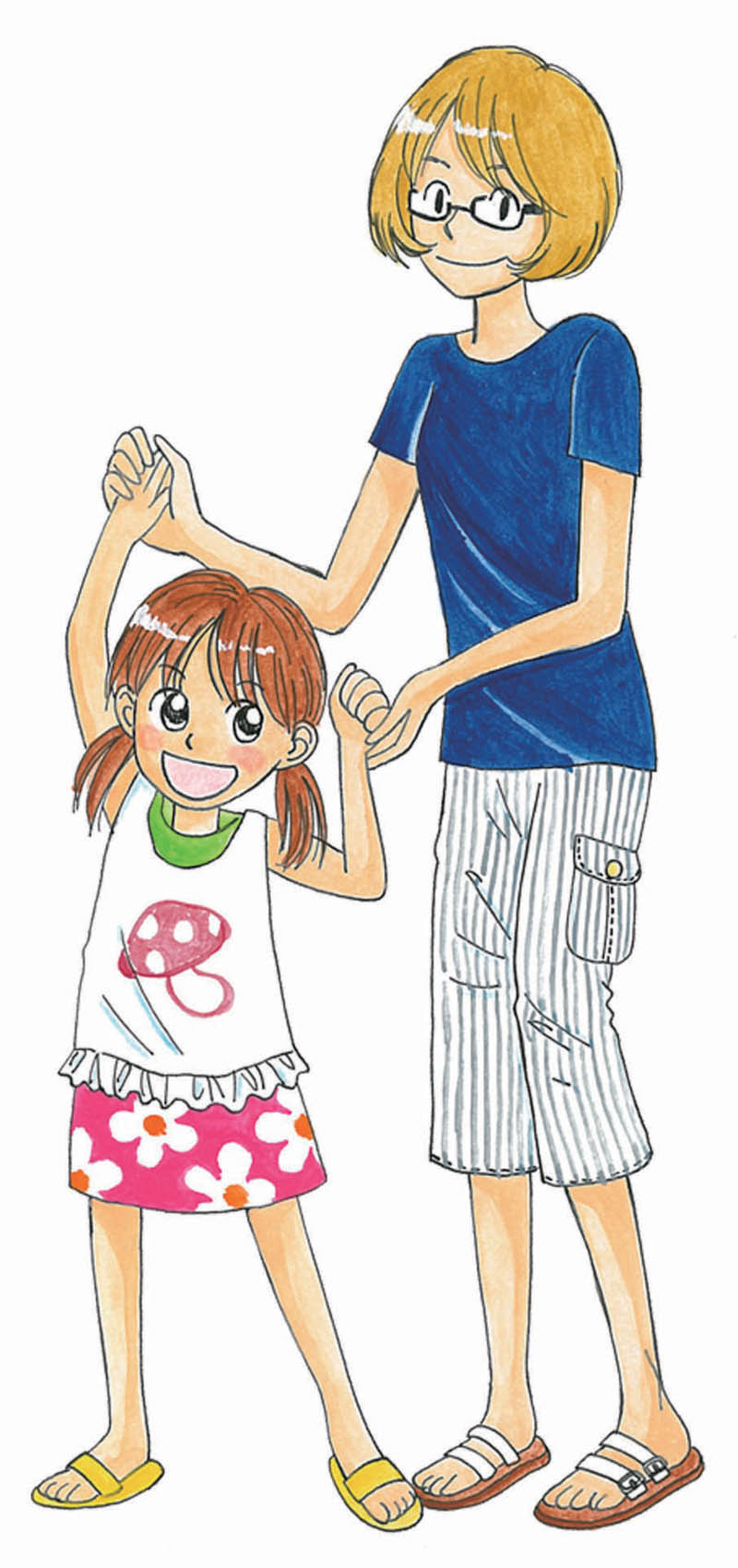 ウメダシズル「シングルマザーなんとかなるっしょ!!」カット (C)ウメダシズル・竹書房