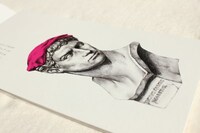 「コミックビーム ポストカードブック」よりヤマザキマリ「テルマエ・ロマエ」。