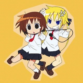 シングル「キルミーベイベー」転盤ジャケット。原作者カヅホが描き下ろし。