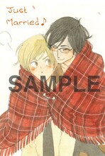 雲田はるこ「いとしの猫っ毛」のラブラブポストカード。 (C)Haruko Kumota/Libre Publishing 2011