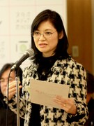 マンガ部門の審査委員主査・さいとうちほ。