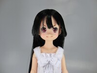 「作画資料用・お手製“桜”ドール＜サイン色紙つき＞」見本。