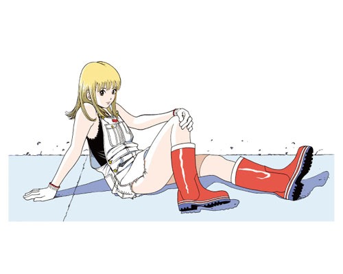 版画「ストップ!!ひばりくん! 【レッド・ブーツ】」
