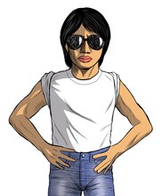 おおひなたごう「ハマショー！」カット。あの男のようで、あの男でない、そんな男の物語だ。