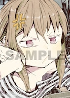 「オタクガール」がテーマのピンナップから、肋兵器のイラスト。