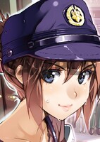 「オタクガール」がテーマのピンナップから、バーニア600のイラスト。