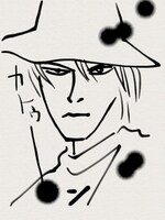 上條淳士画「妖怪人間ベム」。