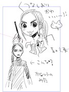 青木光恵画「家政婦のミタ」。