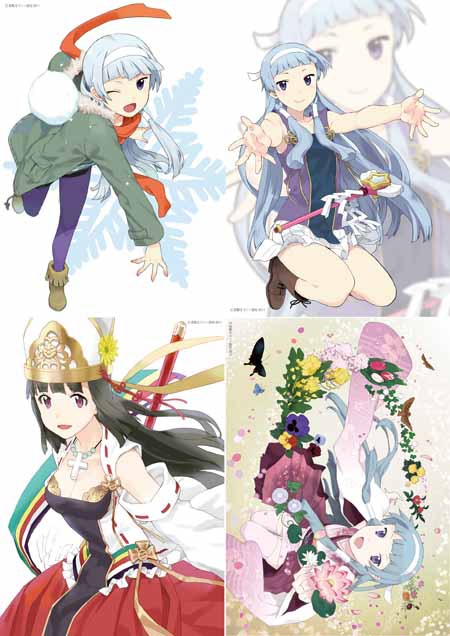 「かんなぎ」クリアポスターset。価格は1500円。