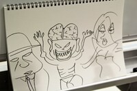 西原理恵子画「妖怪人間ベム」。