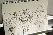 西原理恵子画「妖怪人間ベム」。