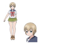 「うぽって!!」登場キャラクターから、える（L85A1）。(C)2012 天王寺キツネ・角川書店／うぽって!!製作委員会