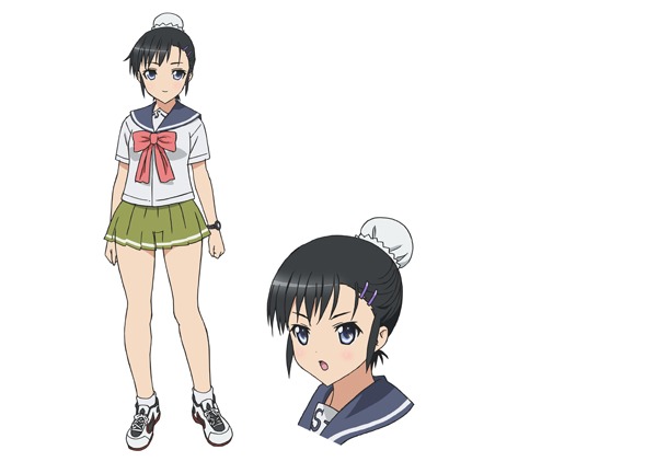 「うぽって!!」登場キャラクターから、しぐ（SG550）。(C)2012 天王寺キツネ・角川書店／うぽって!!製作委員会