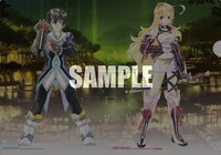 コミックとらのあなで購入すると配布されるクリアファイル。(C)いのまたむつみ (C)藤島康介 (C)NBGI