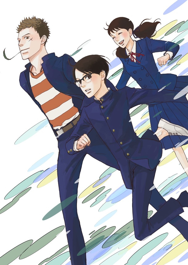 小玉ユキが「坂道のアポロン」アニメ化を記念して描き下ろしたイラスト。修正）(C)小玉ユキ・小学館/「坂道のアポロン」製作委員会 (C)小玉ユキ／小学館