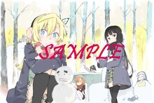 いたち描き下ろしの「僕は友達が少ない」ポスター。