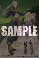 キャラアニで購入するともらえるイラストカード。(C)いのまたむつみ (C)藤島康介 (C)NBGI