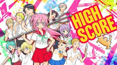 アニメ「HIGH SCORE」ビジュアル