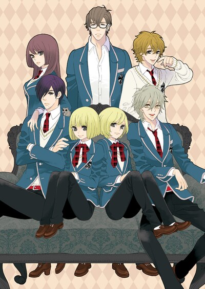 里羅琴音（naked ape）原作による天河藍「吉祥7 -seven-」カット。