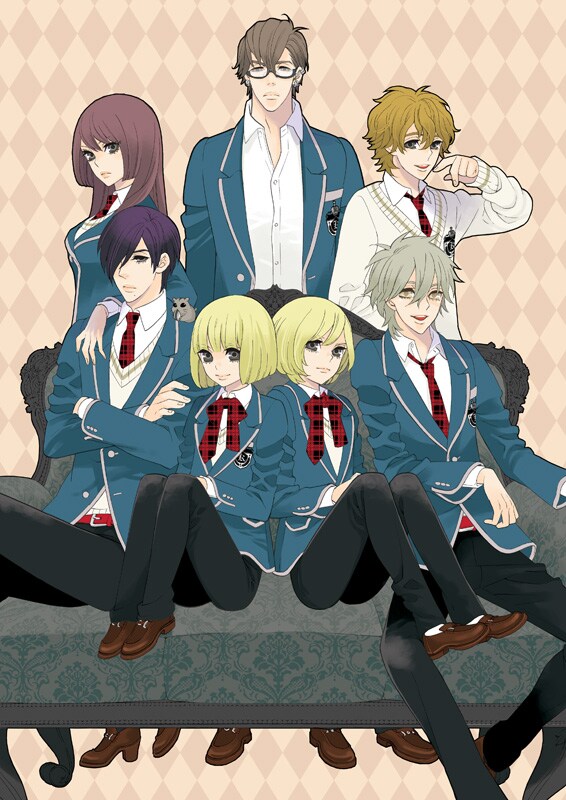 里羅琴音（naked ape）原作による天河藍「吉祥7 -seven-」カット。