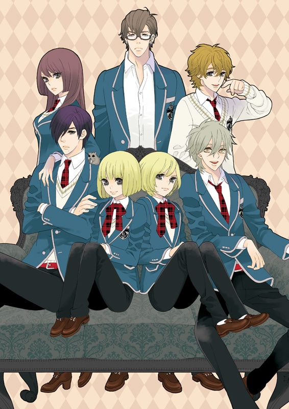 里羅琴音（naked ape）原作による天河藍「吉祥7 -seven-」カット。