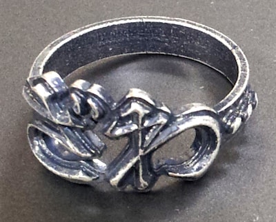 「ざわ…リング SILVER-MATT」