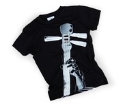 「義志×ましろのおと×上妻宏光」Tシャツのブラック。