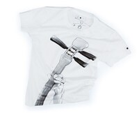 「義志×ましろのおと×上妻宏光」Tシャツのホワイト。