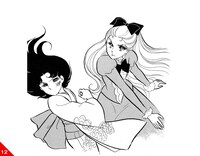 「ガラスの仮面」名シーン12。掲載：花とゆめコミックス9巻「アドリブビンタ」