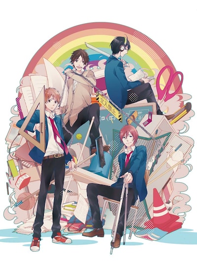 水野美波「虹色デイズ」扉イラスト。