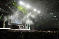 ジャンプスーパーステージでの様子。