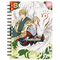 夏目友人帳ファイル付きノート A6サイズ（夏目、斑、名取）。価格は735円。(C)緑川ゆき・白泉社／「夏目友人帳」製作委員会
