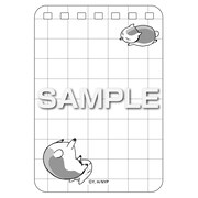 夏目友人帳リングメモ B8サイズ（あやかし）の中面。(C)緑川ゆき・白泉社／「夏目友人帳」製作委員会