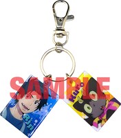 E賞：プレートキーホルダー［燐&クロ］(C)加藤和恵／集英社・「青の祓魔師」製作委員会・MBS