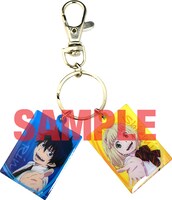 E賞：プレートキーホルダー［燐&しえみ］(C)加藤和恵／集英社・「青の祓魔師」製作委員会・MBS