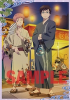 F賞：ミニクリアポスター［雪男&志摩］(C)加藤和恵／集英社・「青の祓魔師」製作委員会・MBS